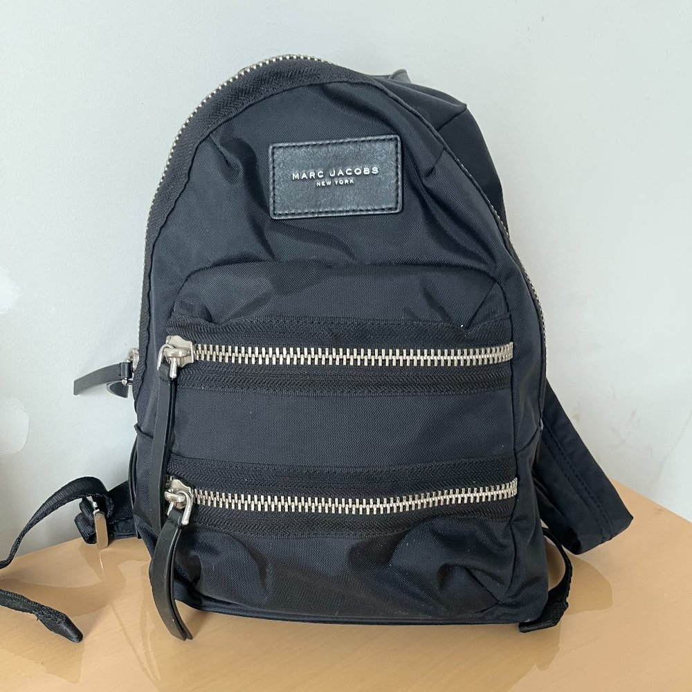 Marc Jacobs Black Nylon Backpack